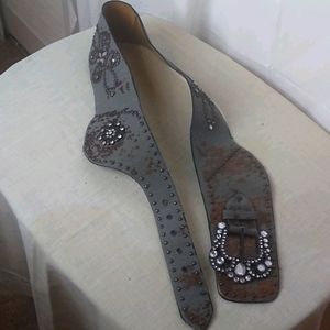 Rhinestone Western Belt